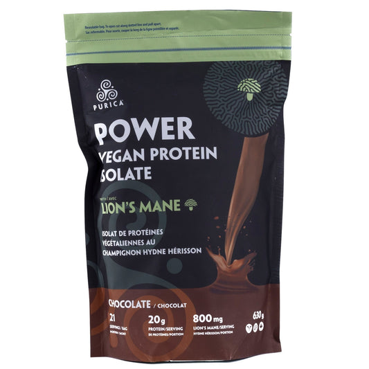 Vegan Protein Powder with Lion's Mane 630g (Chocolate Flavour)
