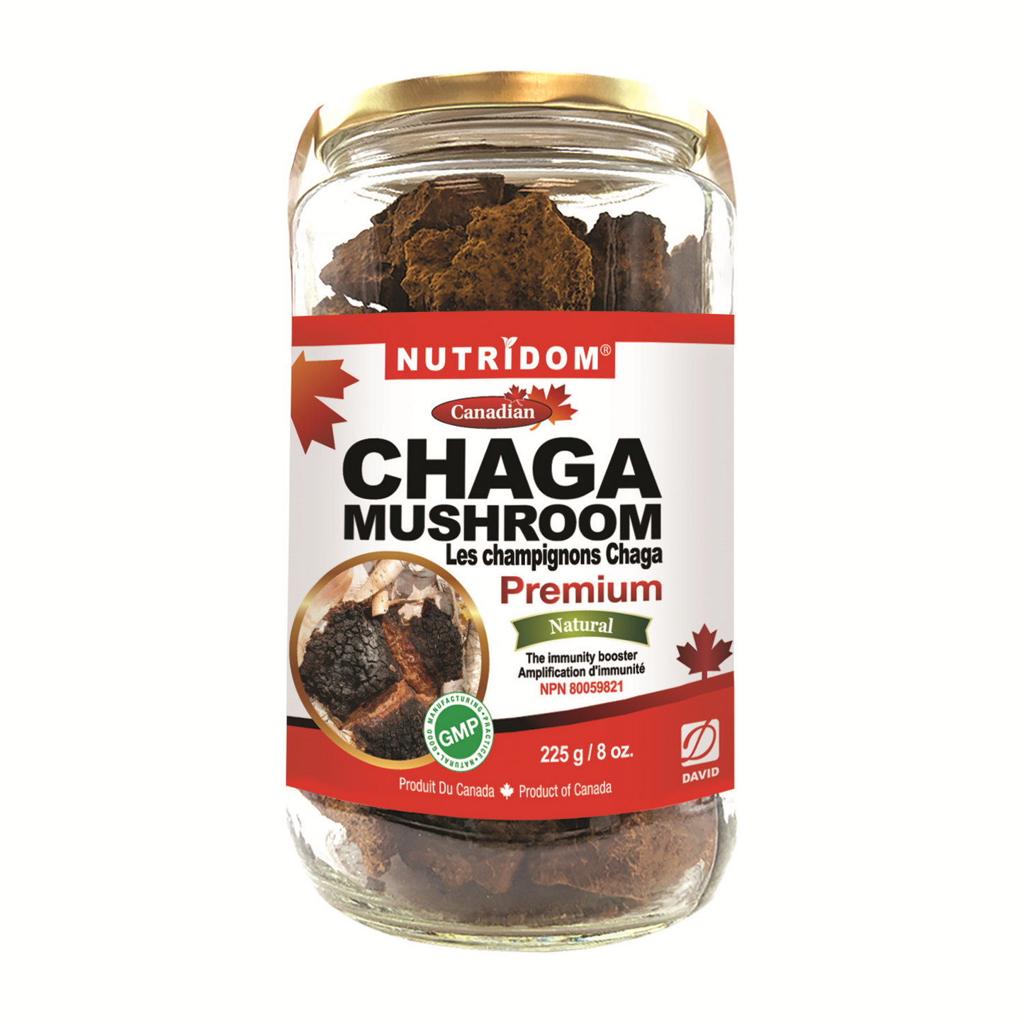 Morceaux de Chaga 225g