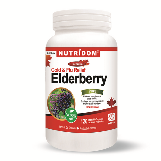 Black Elderberry Extract 650mg (120 Veggie Capsules)
