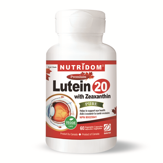 Lutein with Zeaxanthin (60 Veggie Capsules)