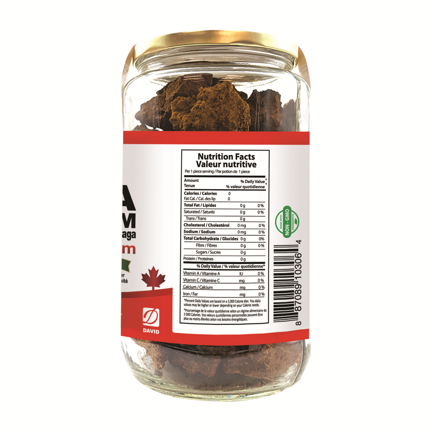 Morceaux de Chaga 225g