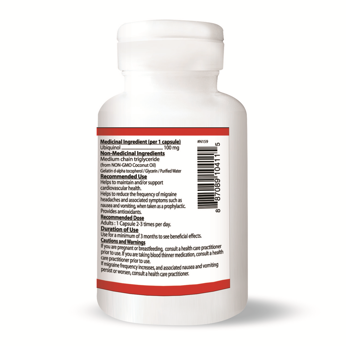 Ubiquinol 100 mg (30 Softgels)